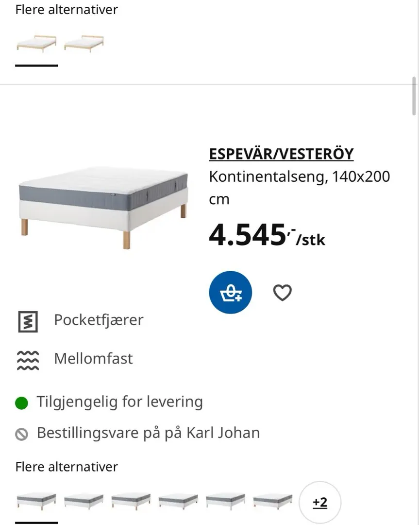 IKEA seng