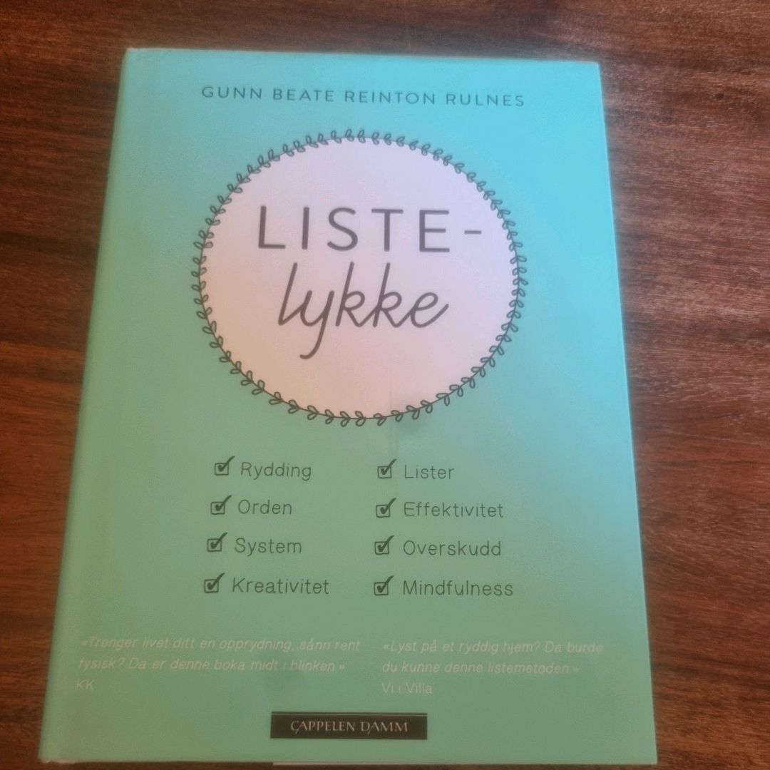 LISTE-lykke Bok