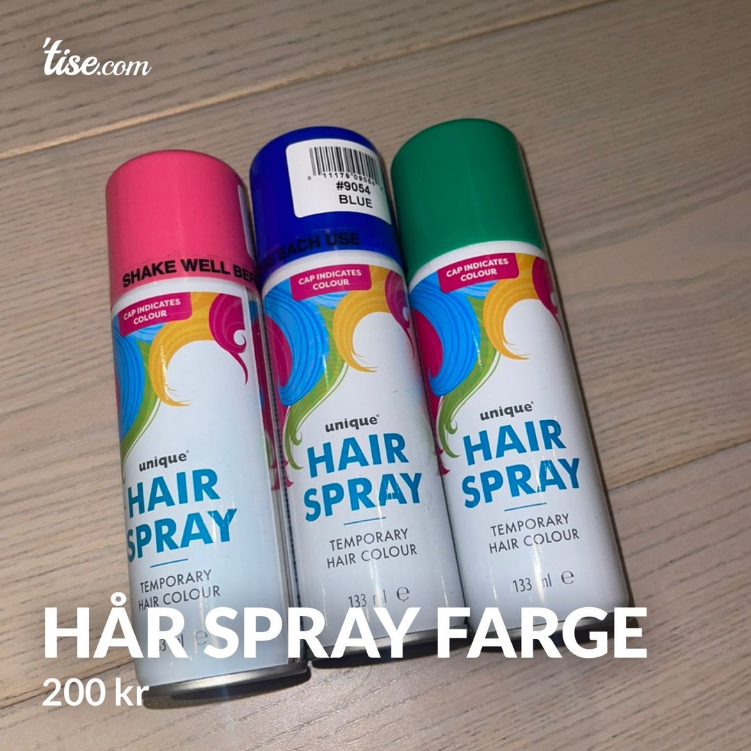 Hår spray farge