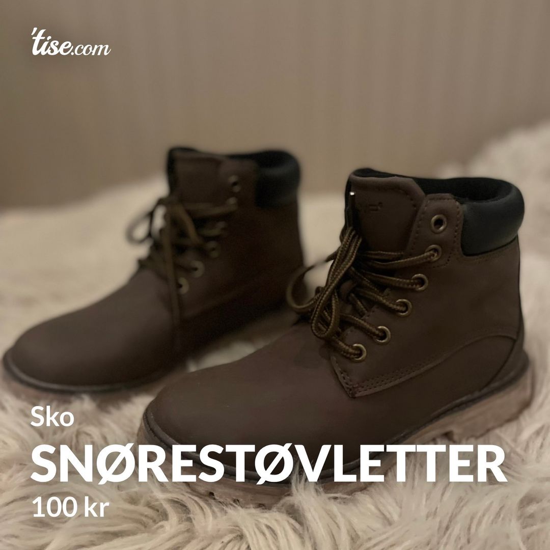 Snørestøvletter