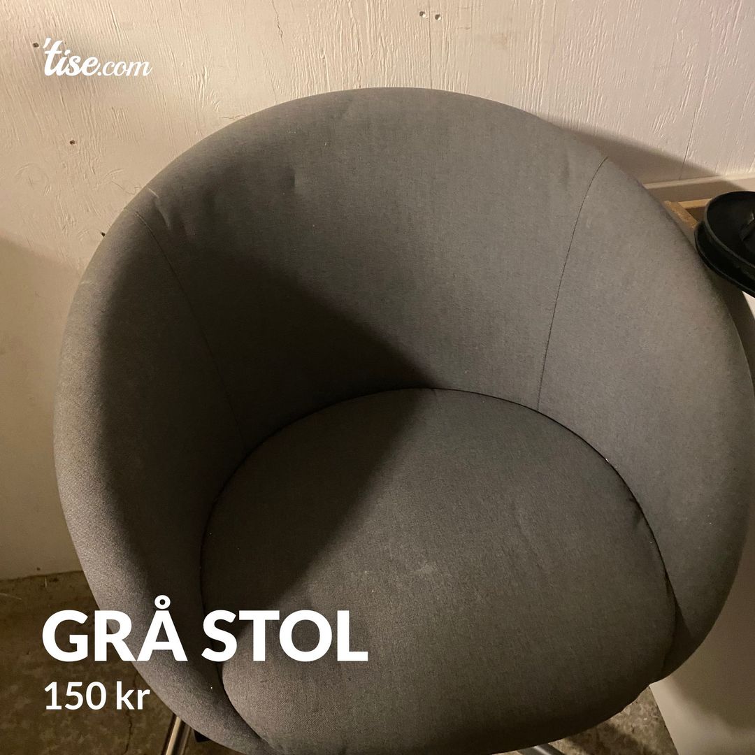 Grå stol