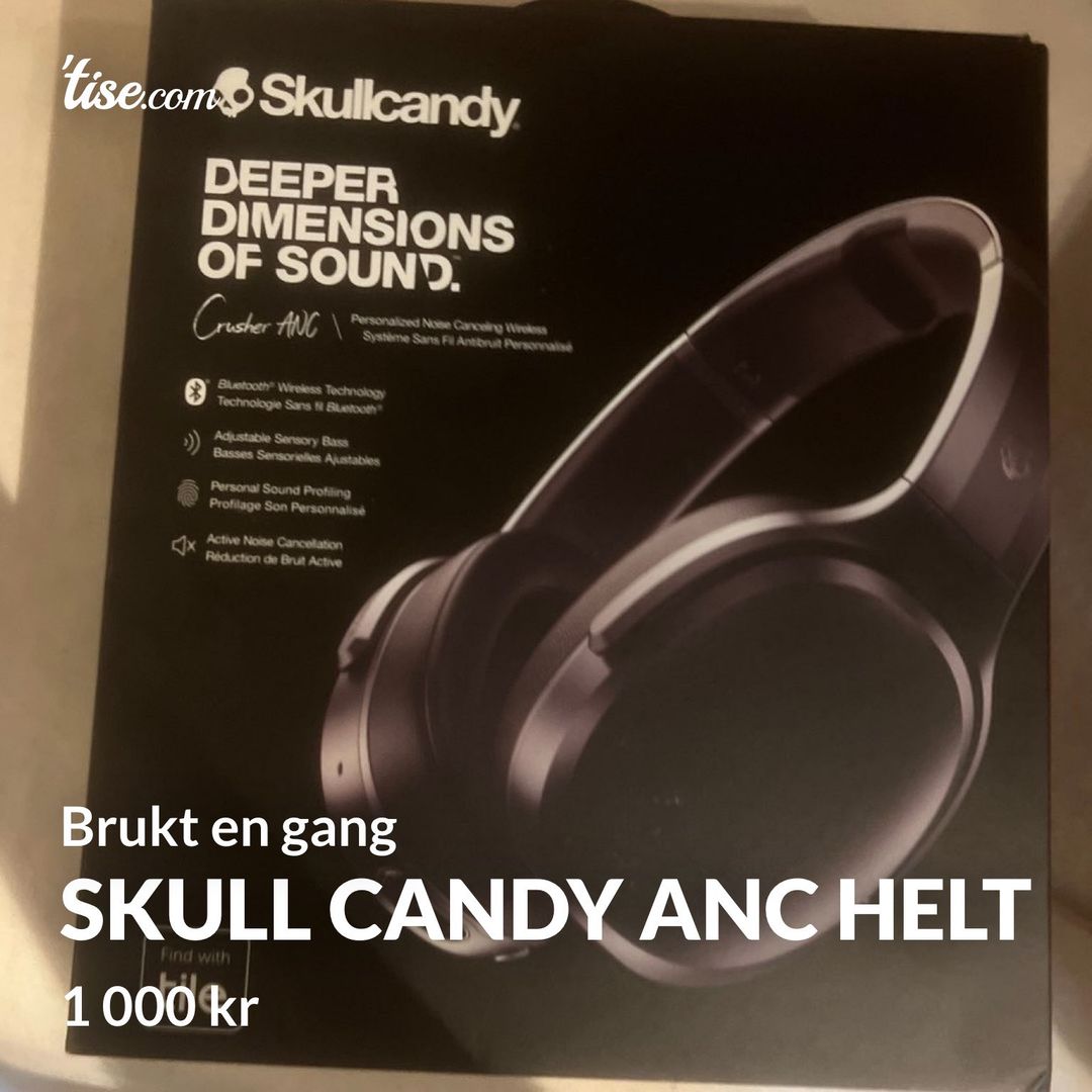 Skull candy Anc Helt