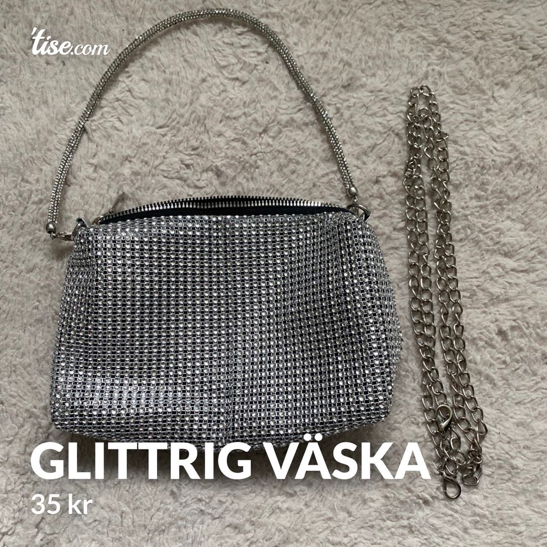 Glittrig väska