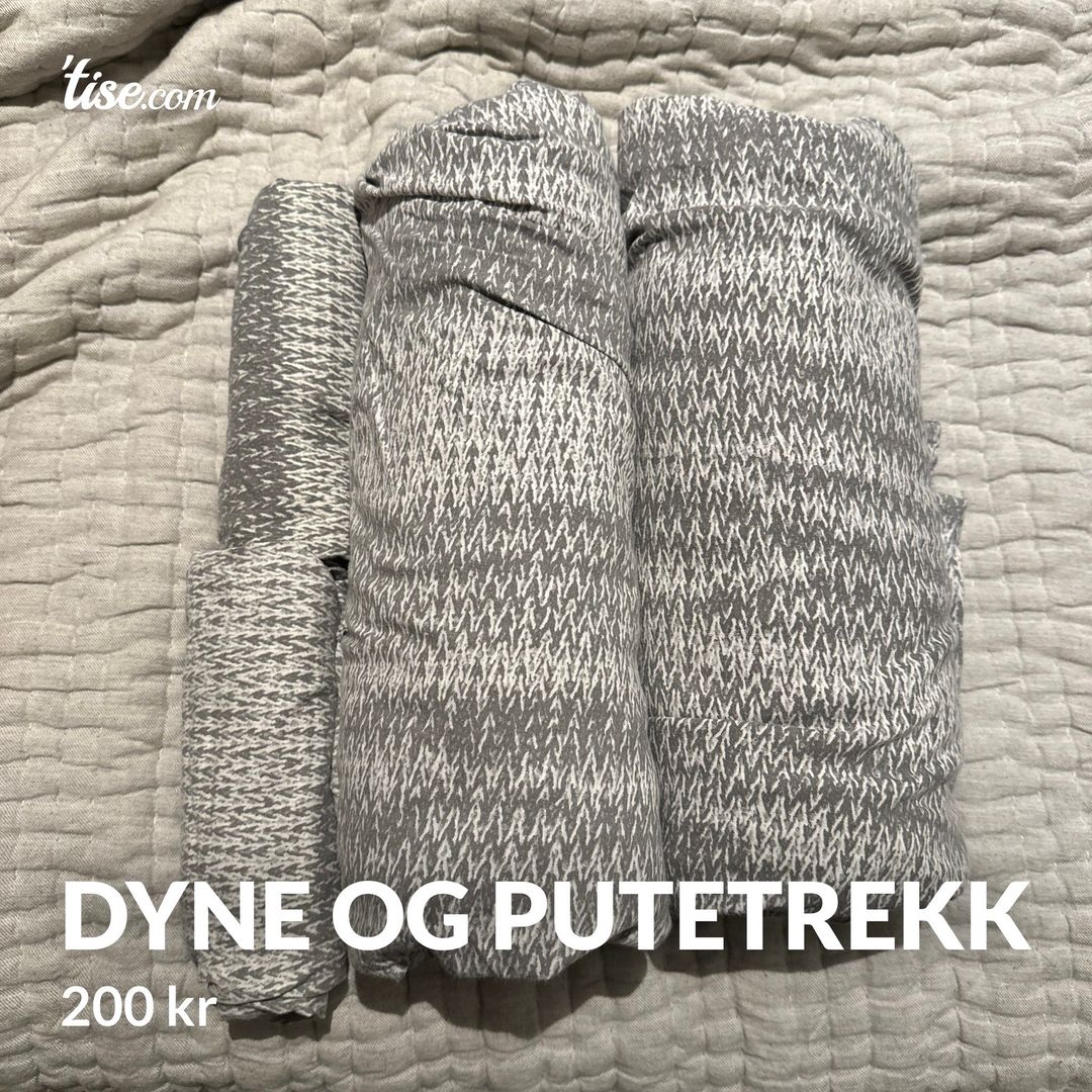 Dyne og putetrekk