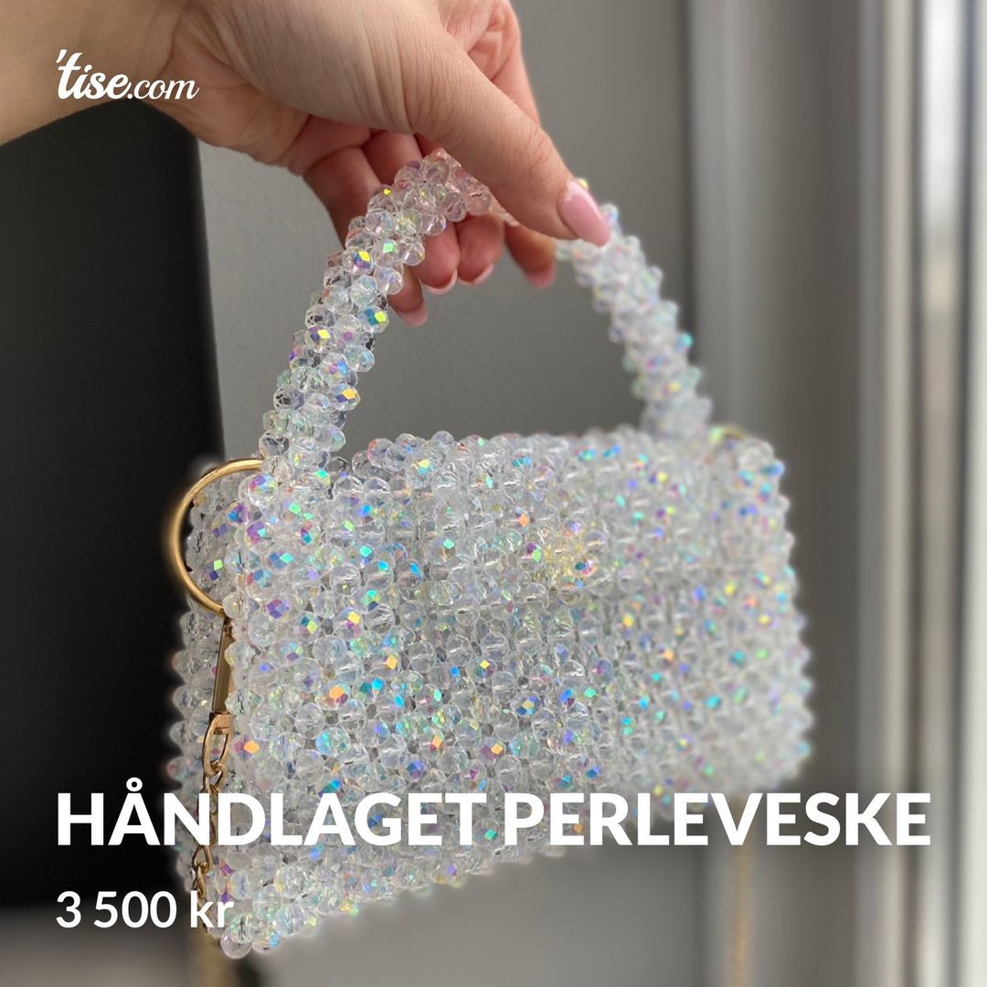 Håndlaget perleveske