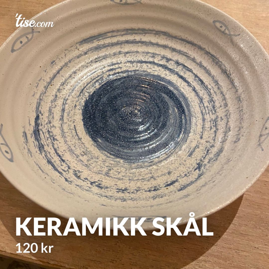 Keramikk skål