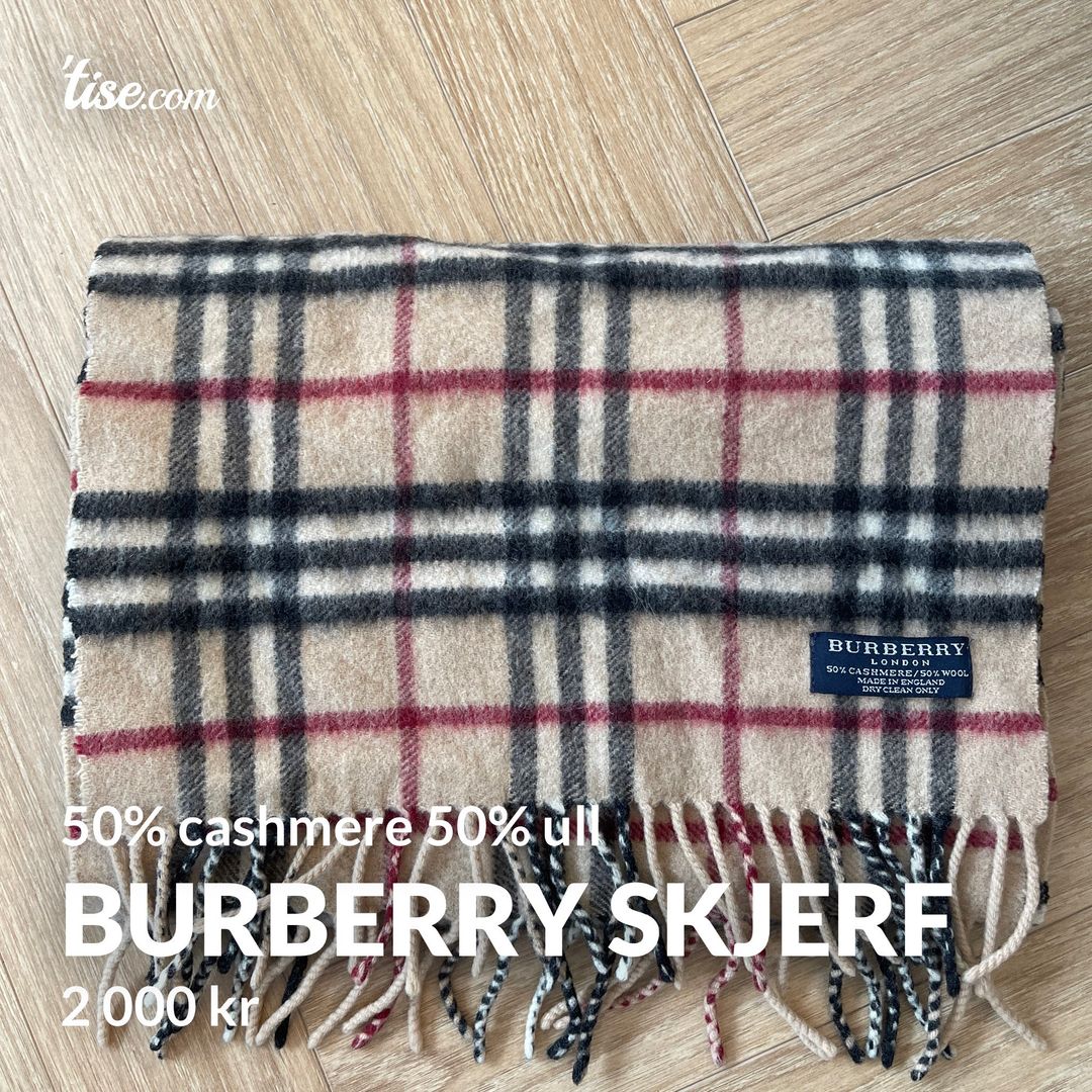 Burberry skjerf