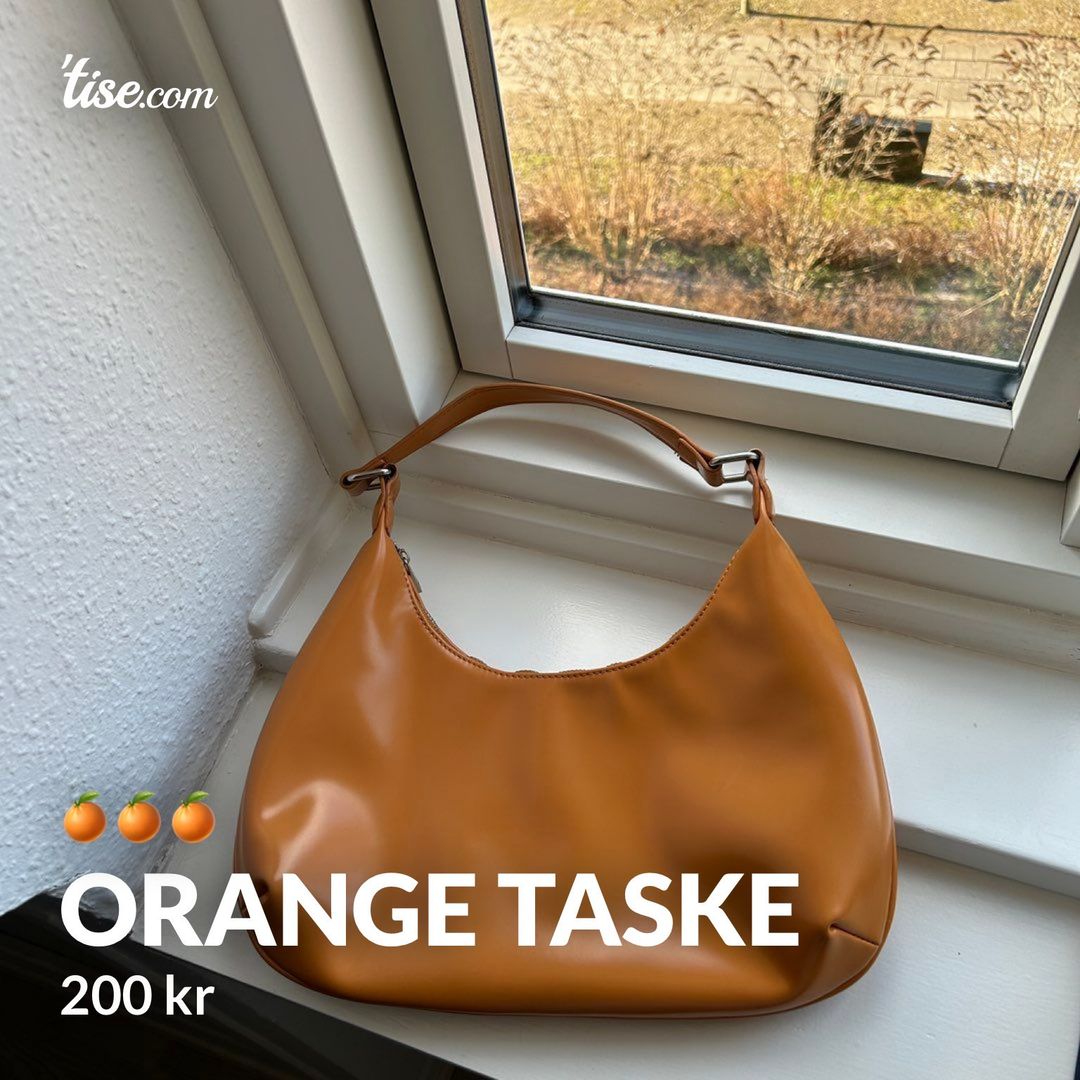 Orange taske