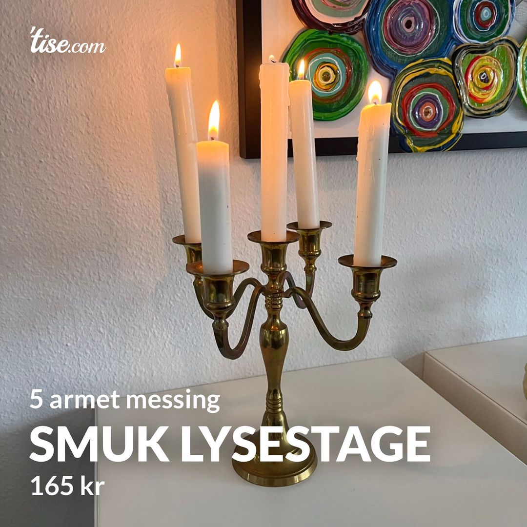 Smuk lysestage