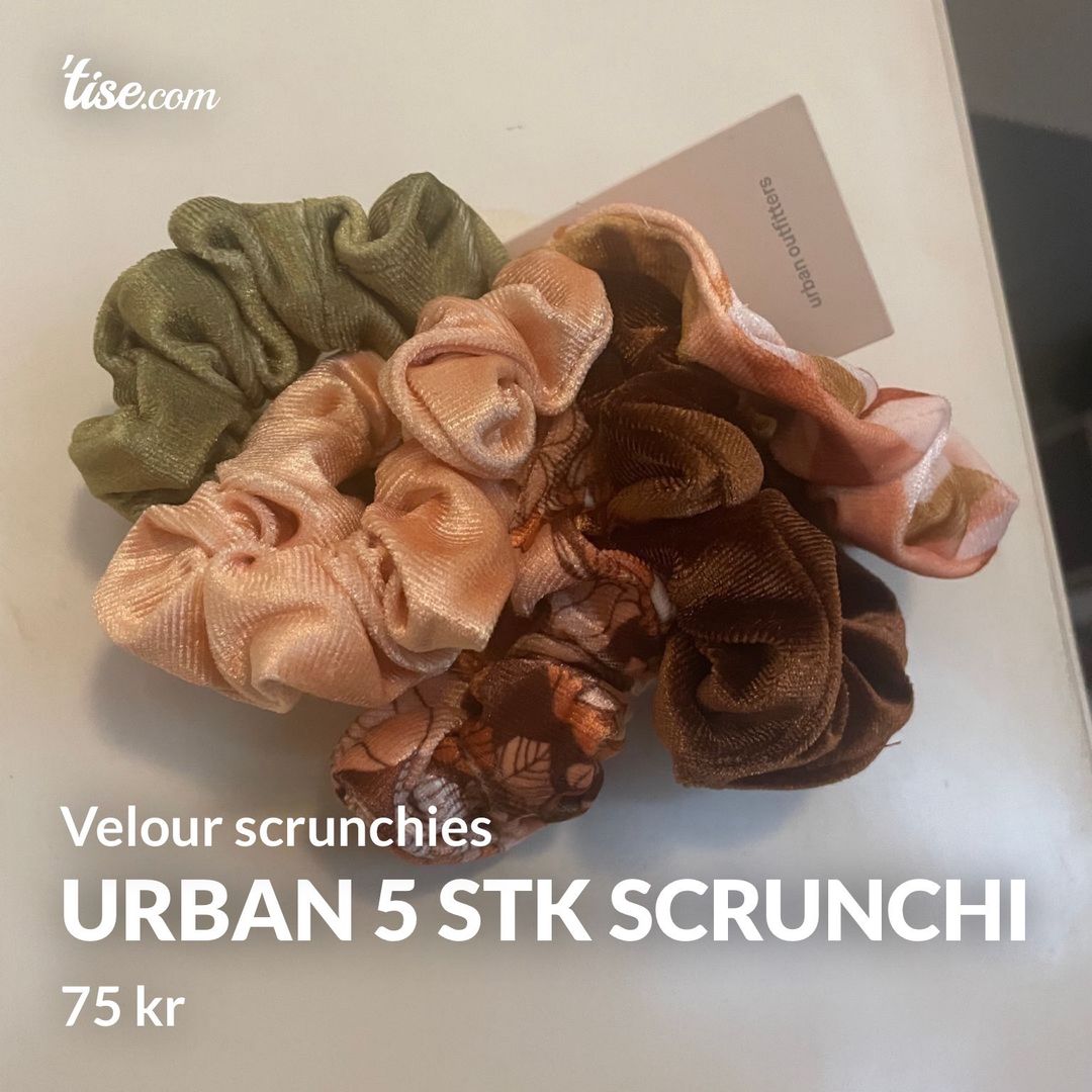 Urban 5 stk scrunchi