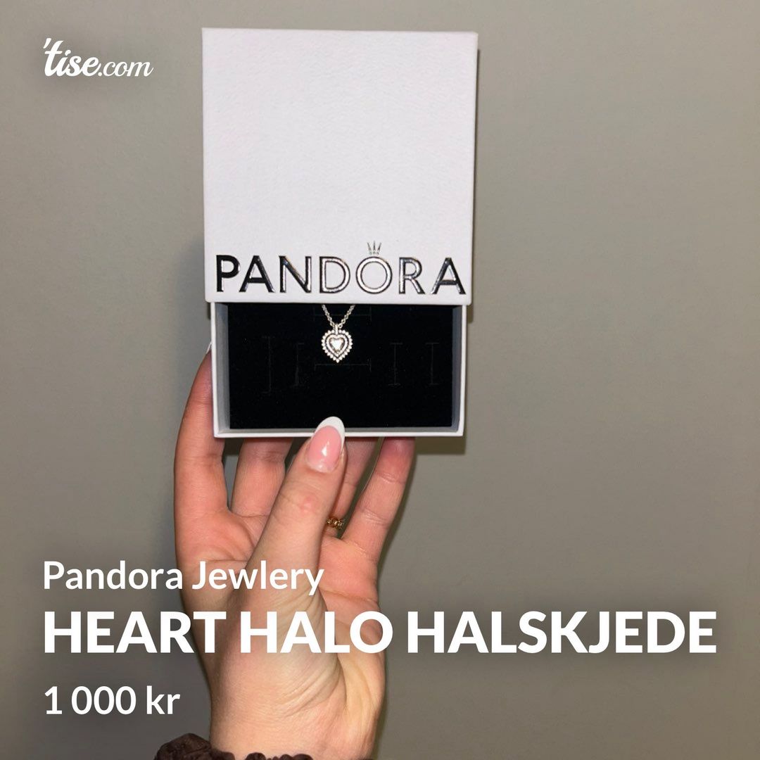 Heart Halo Halskjede