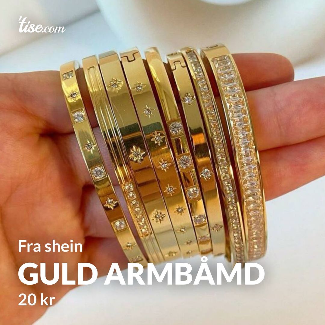 Guld armbåmd