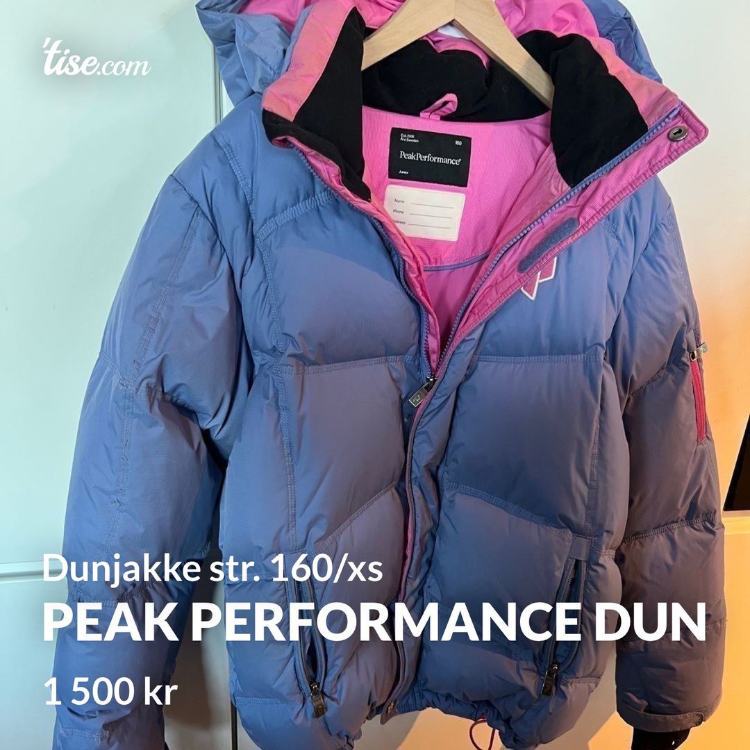 Peak performance dun