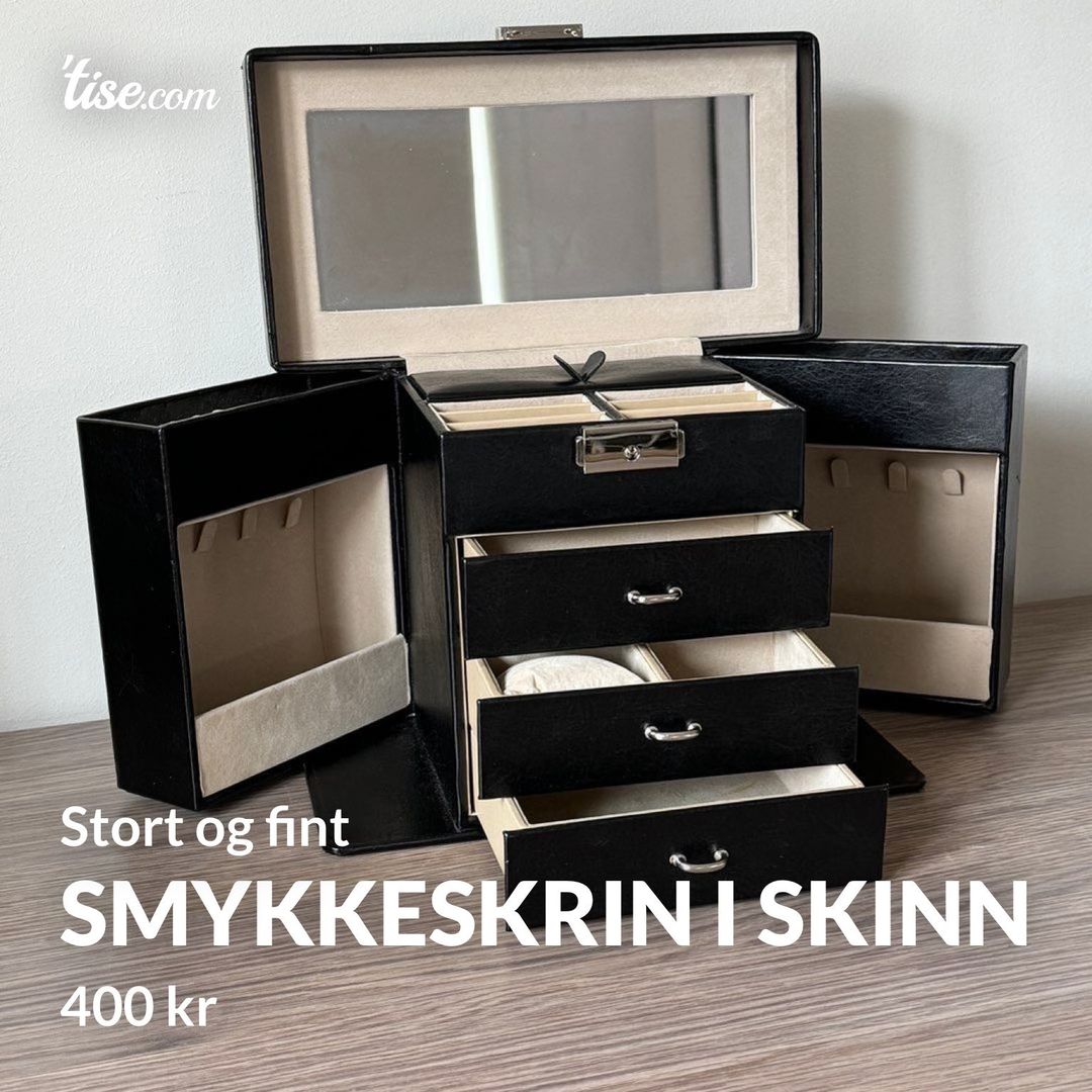 Smykkeskrin i skinn