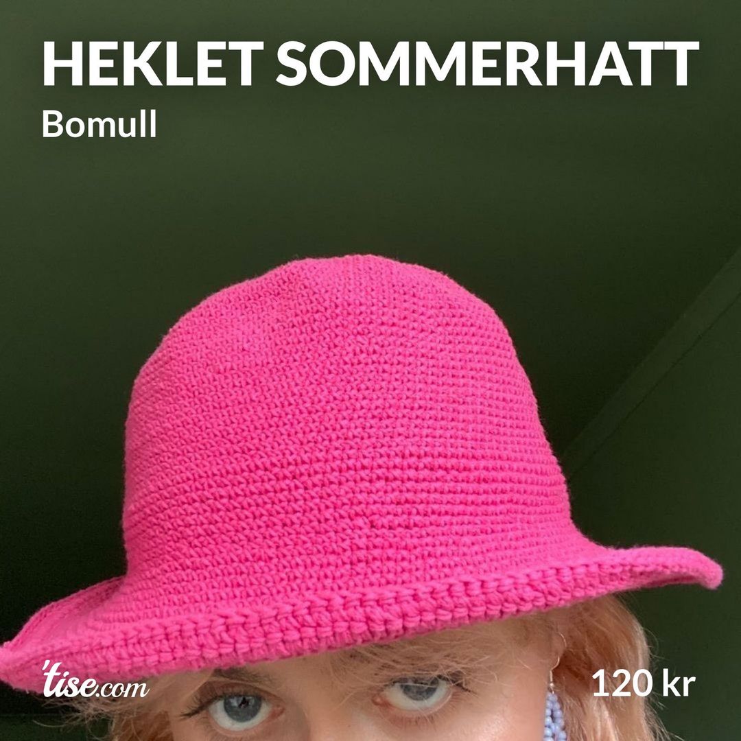 Heklet sommerhatt