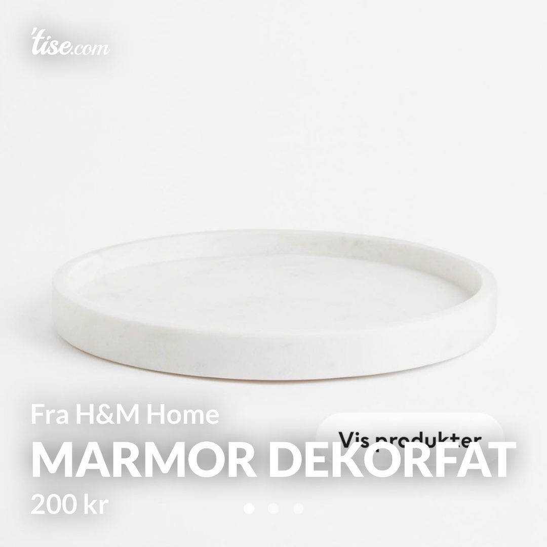 Marmor dekorfat