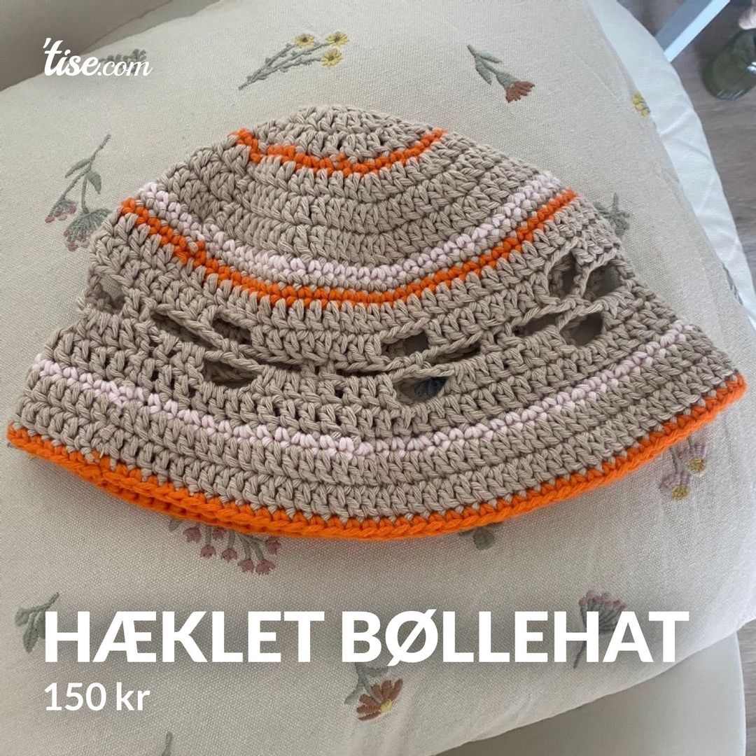 Hæklet bøllehat