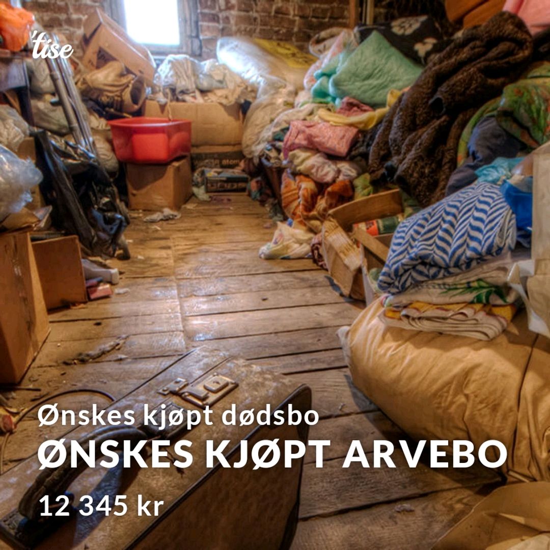 Ønskes Kjøpt arvebo