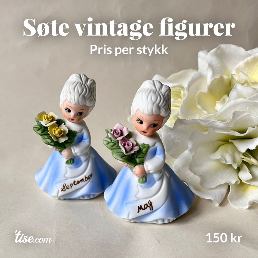 Søte vintage figurer