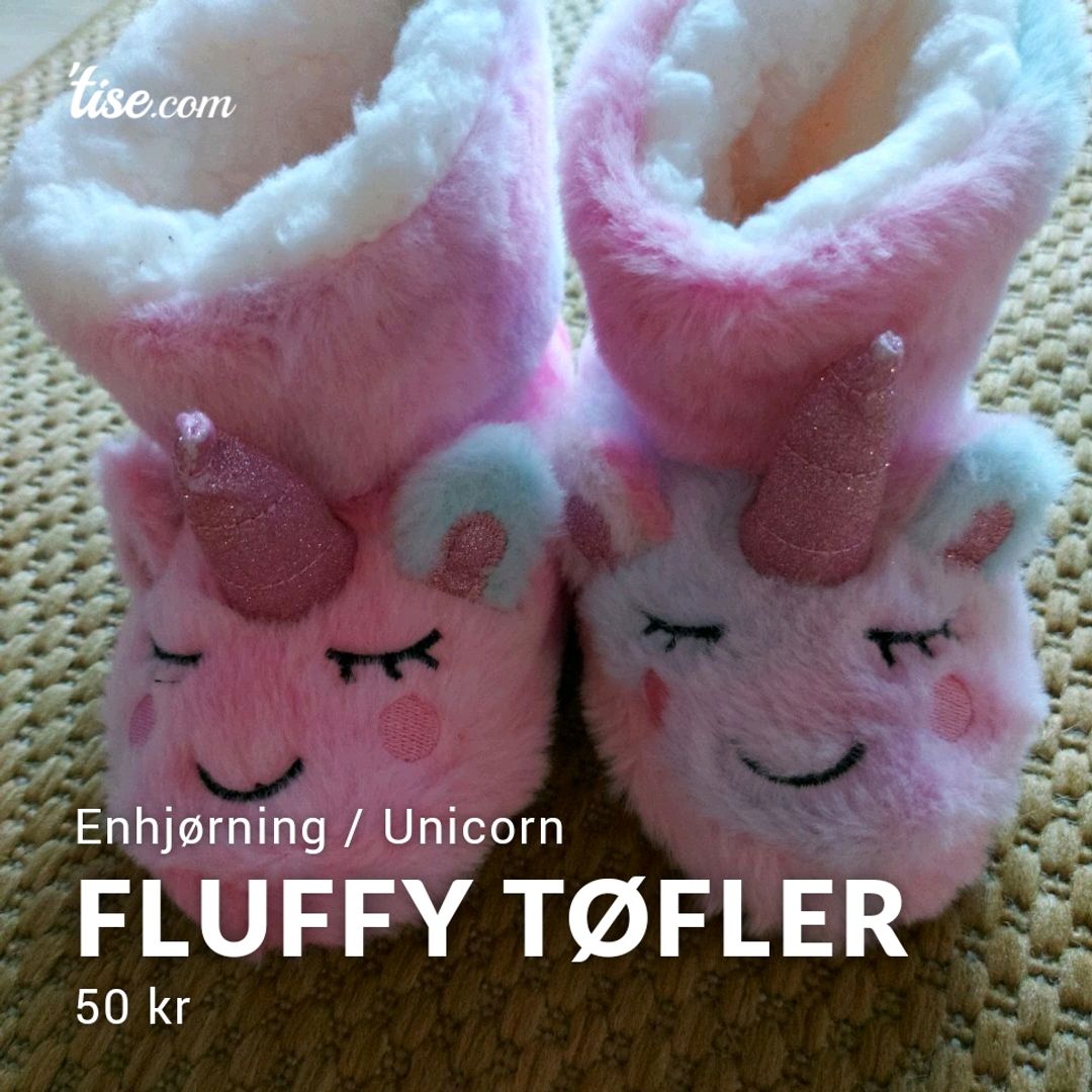 Fluffy tøfler