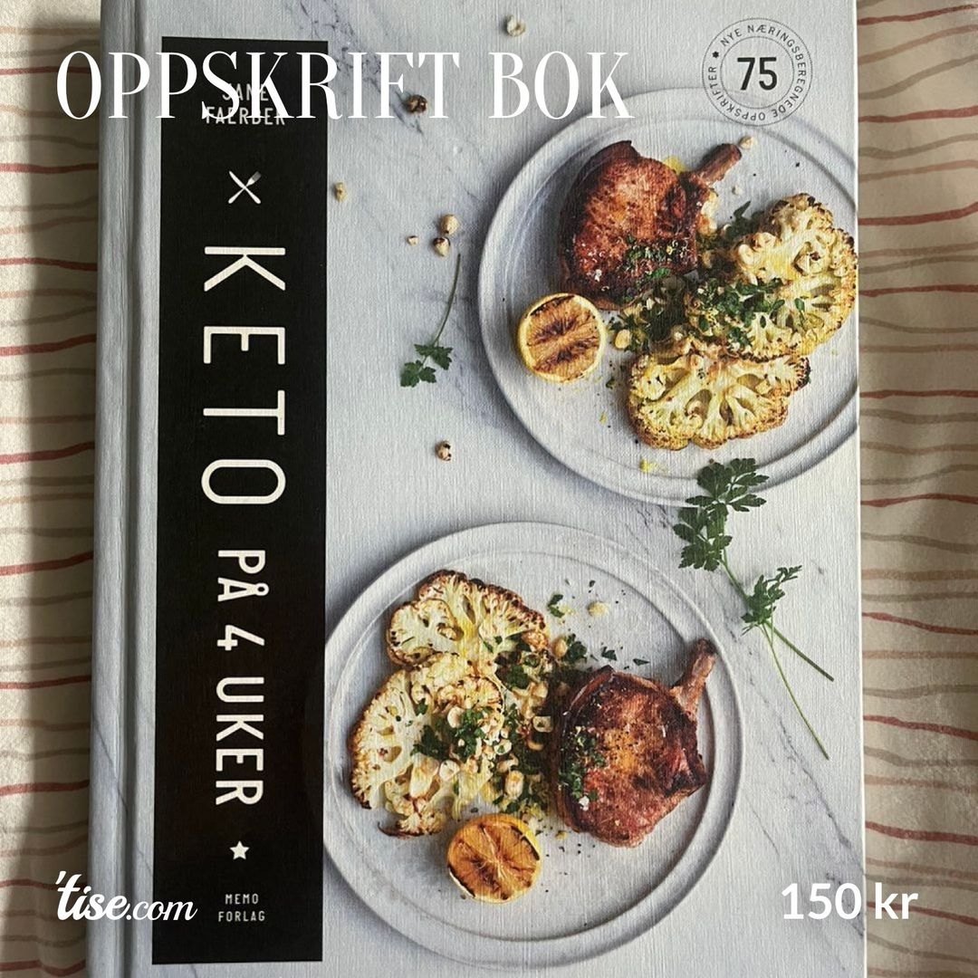 Oppskrift bok