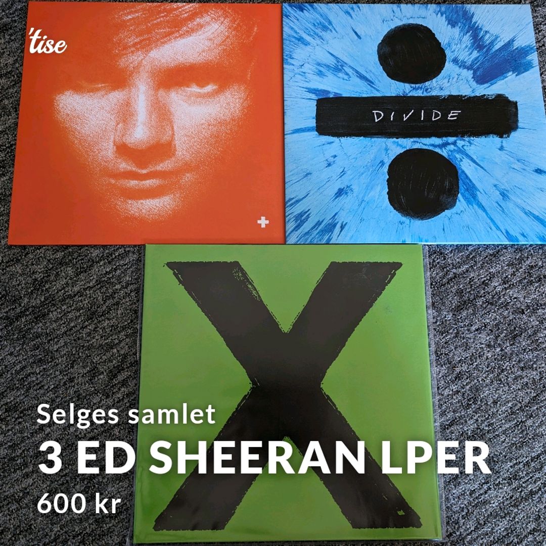 3 Ed Sheeran LPer