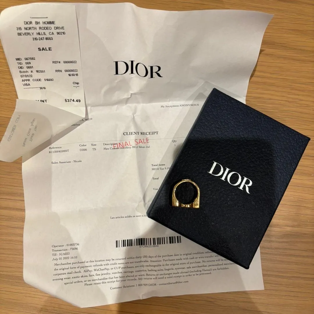 Ring fra Dior