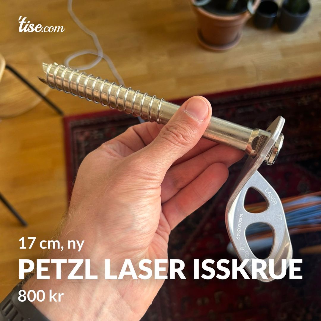 Petzl laser isskrue