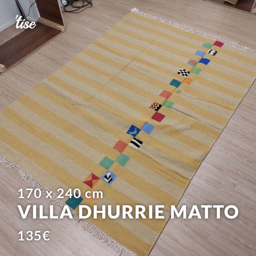 Villa dhurrie matto