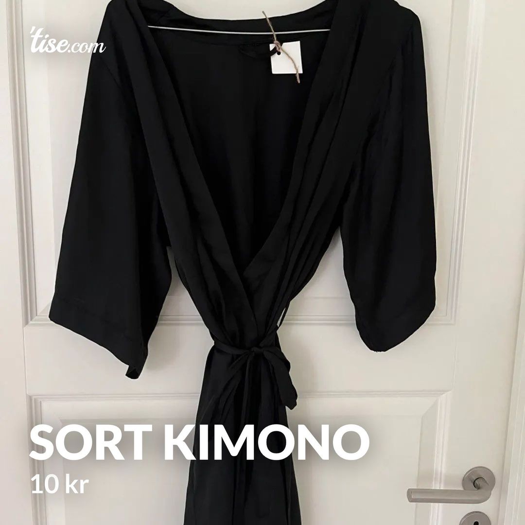 Sort Kimono