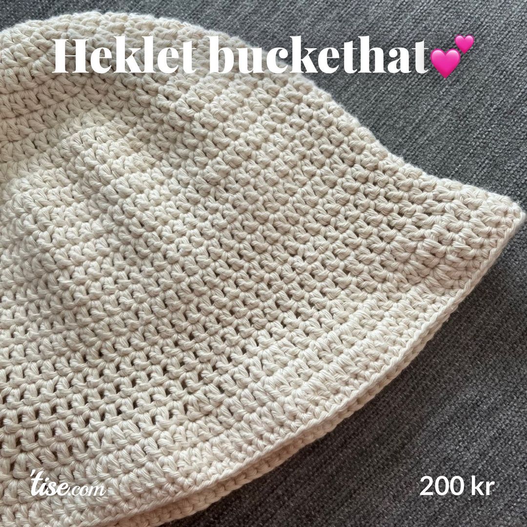 Heklet buckethat💕