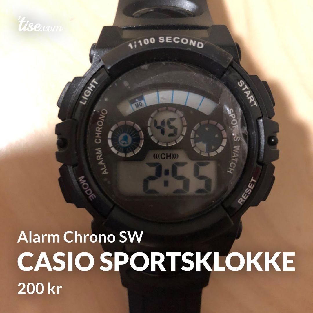 Casio sportsklokke