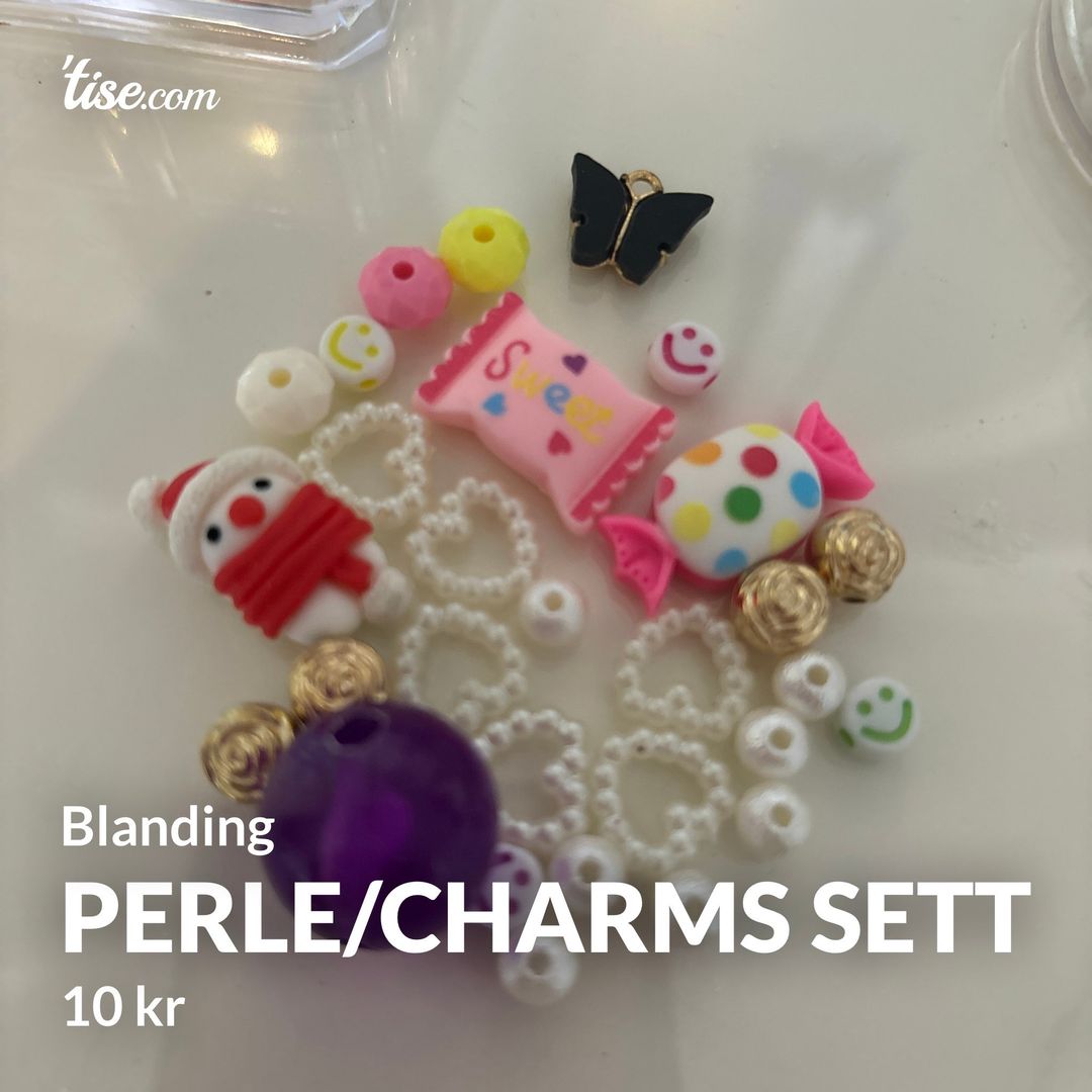 Perle/Charms sett