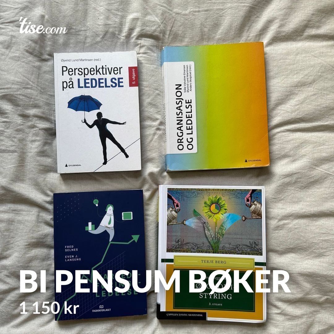 BI pensum bøker