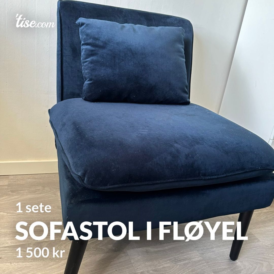 Sofastol i fløyel