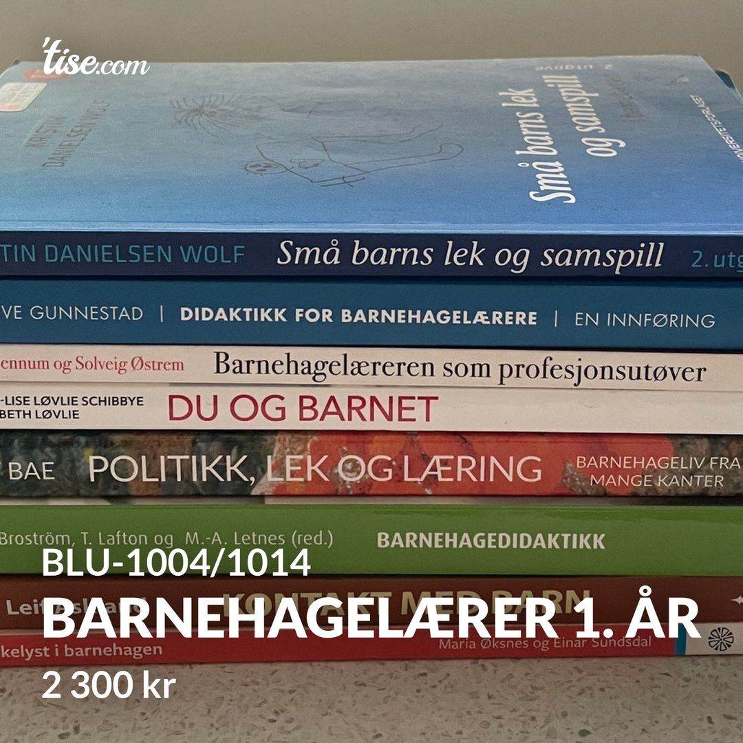 Barnehagelærer 1 år