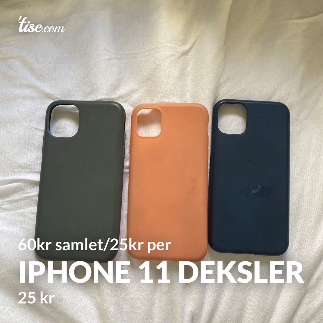 Iphone 11 deksler