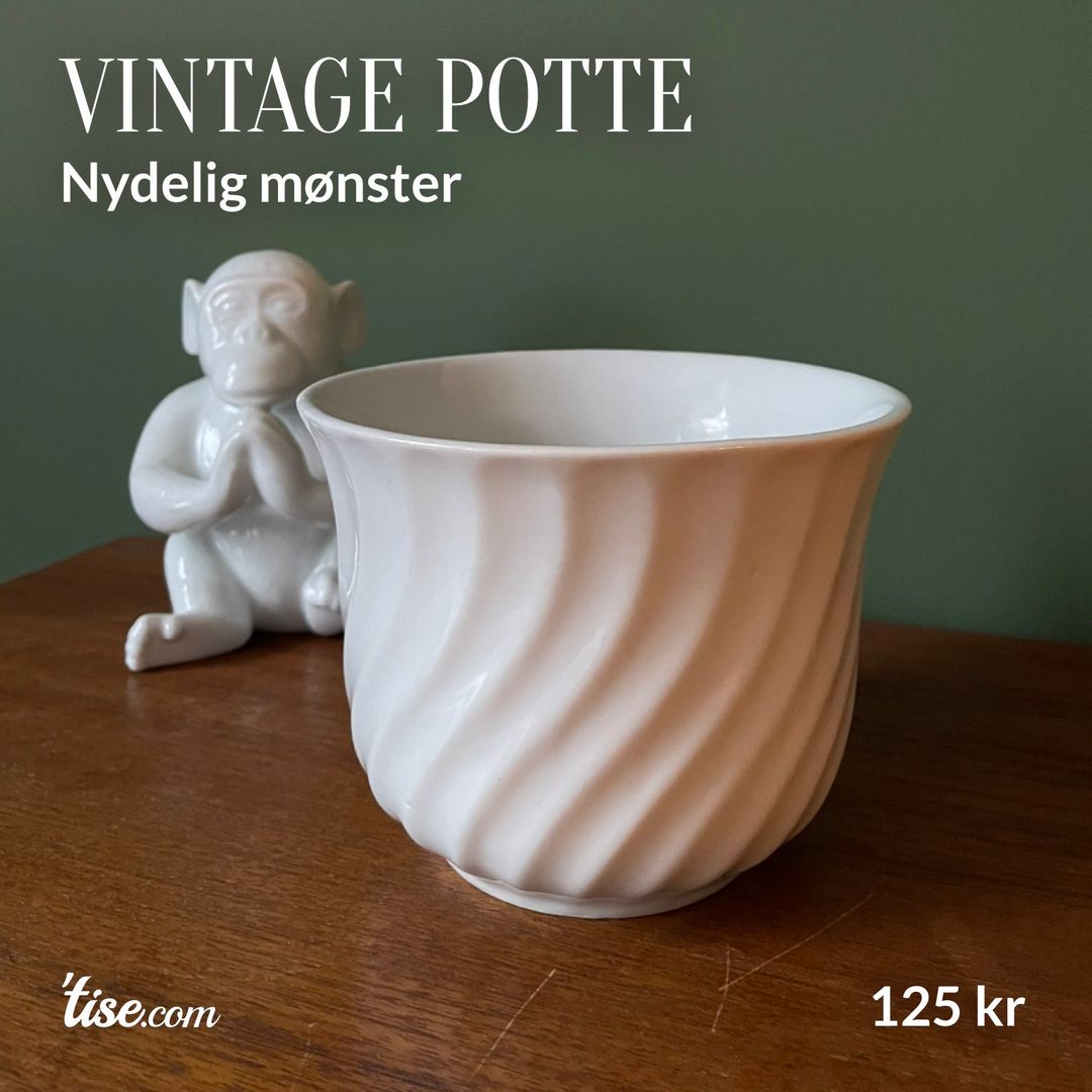 Vintage potte