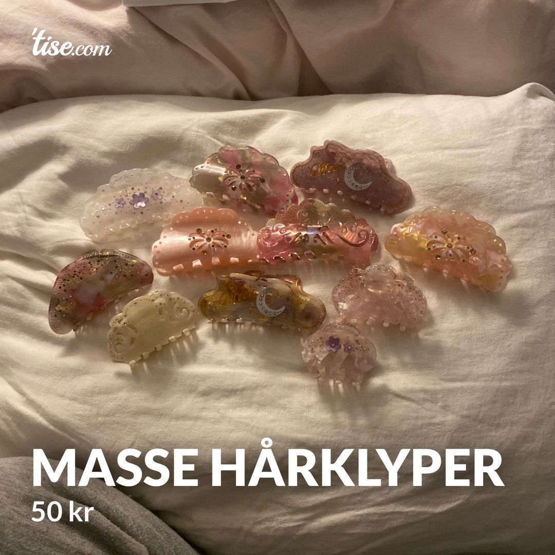 Masse hårklyper