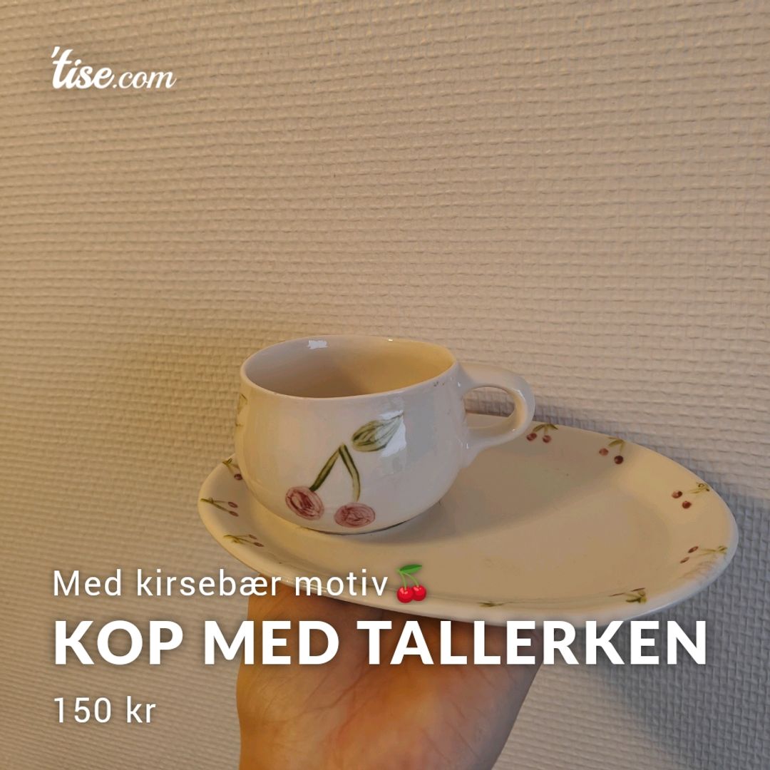 Kop Med Tallerken