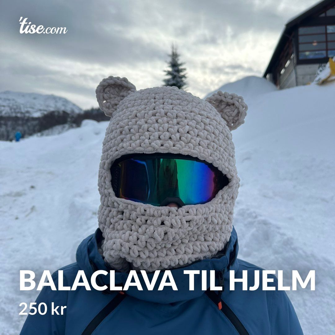 Balaclava til hjelm