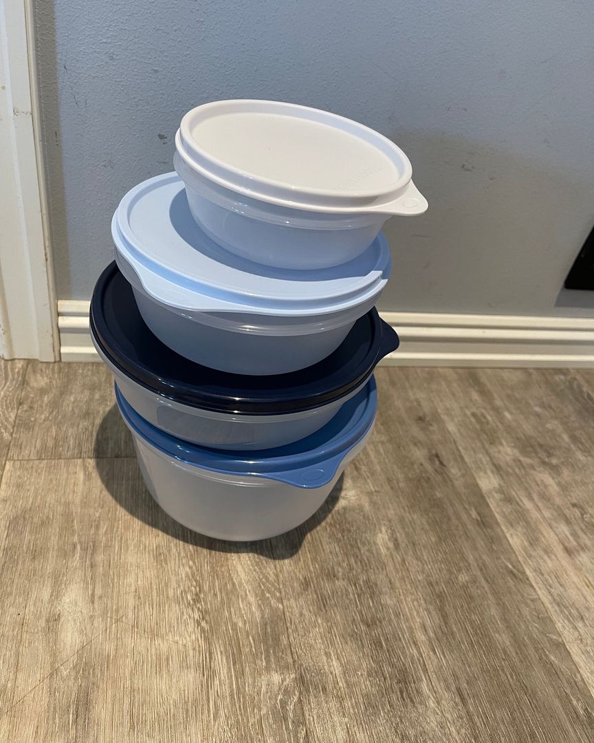 Tupperware skåler