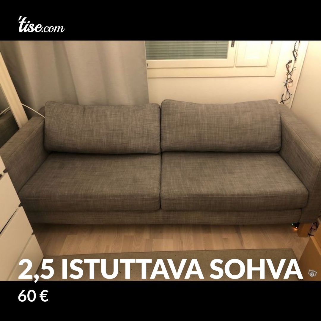 25 istuttava sohva