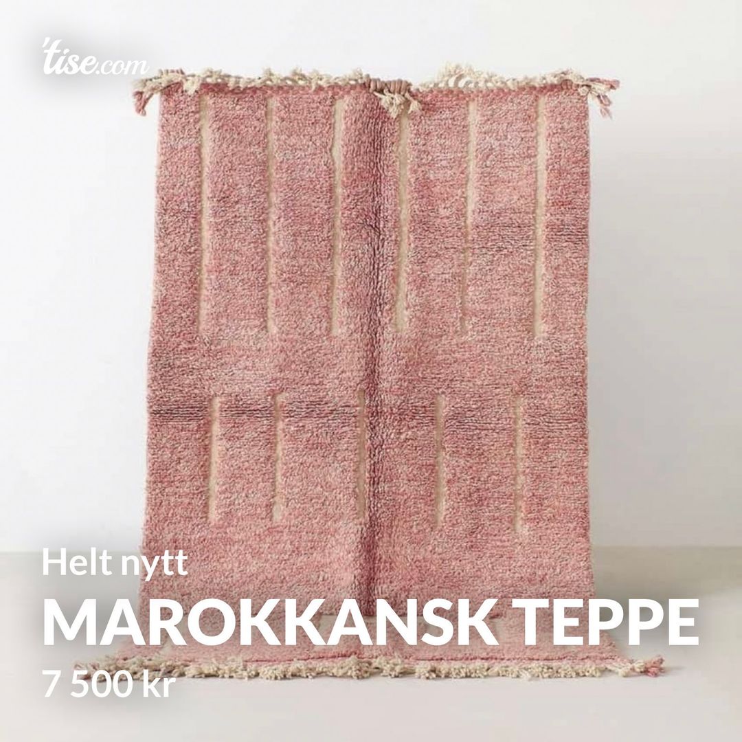 MAROKKANSK TEPPE