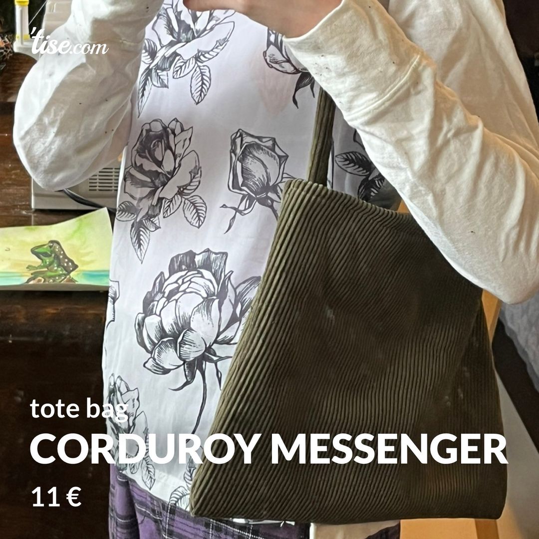 corduroy messenger