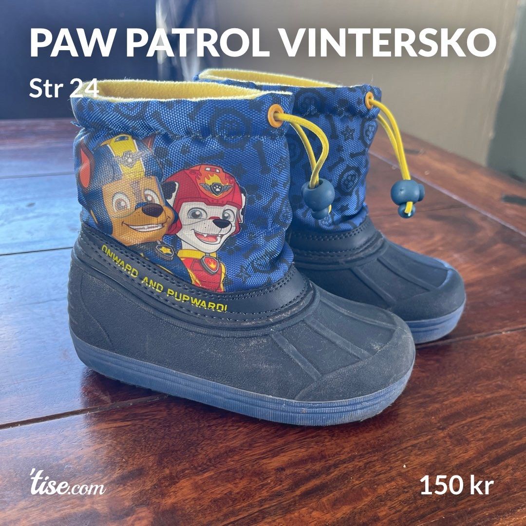 Paw patrol vintersko