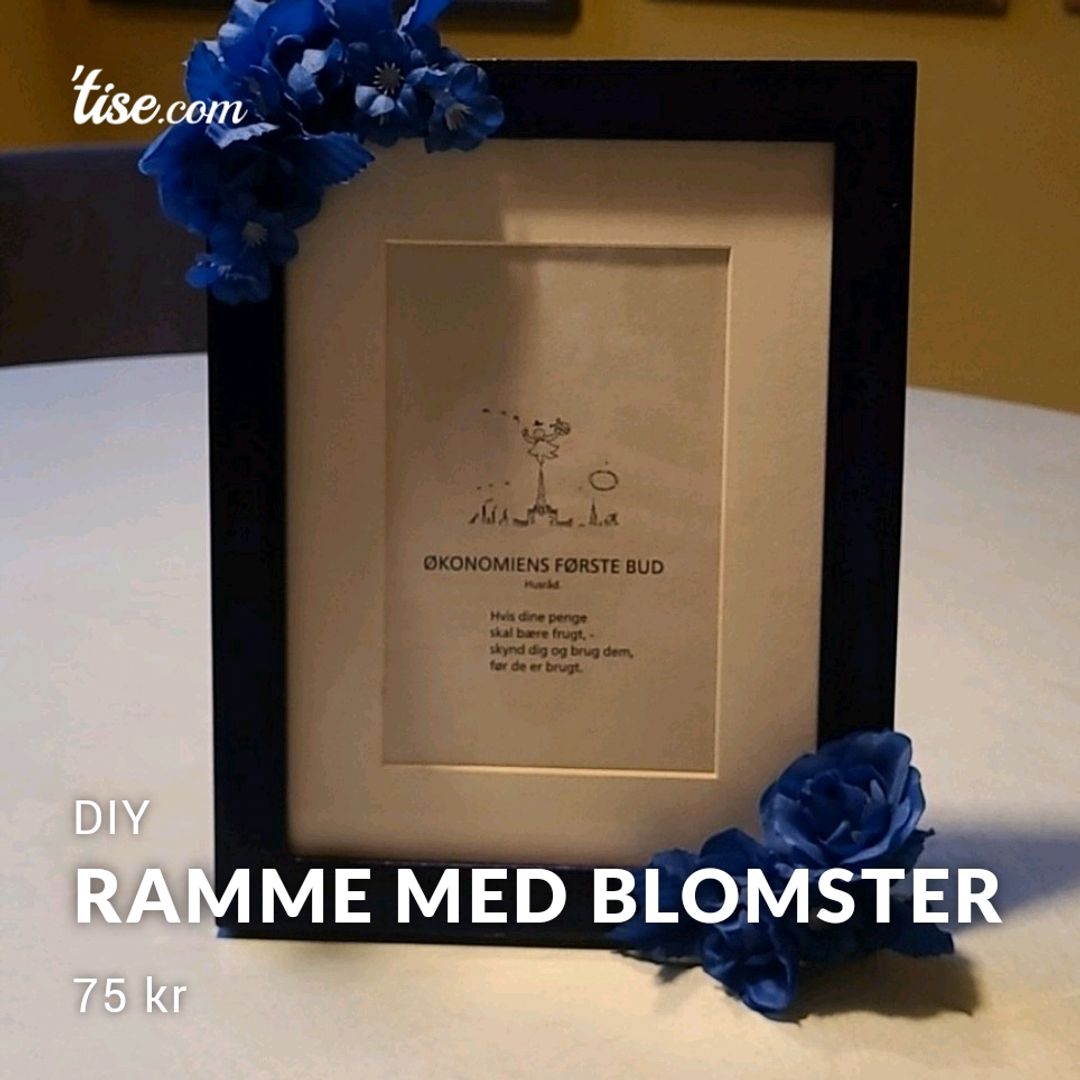 Ramme med Blomster