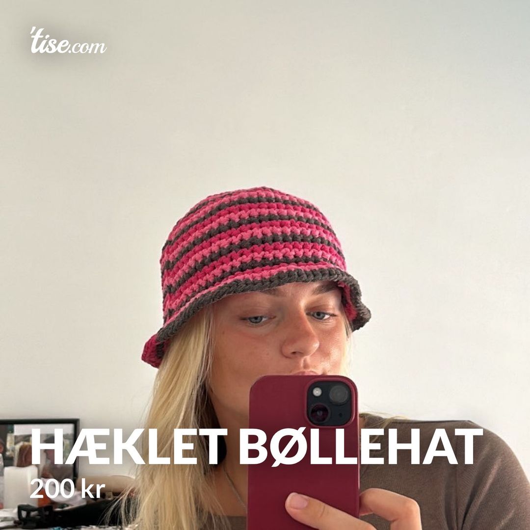 Hæklet bøllehat