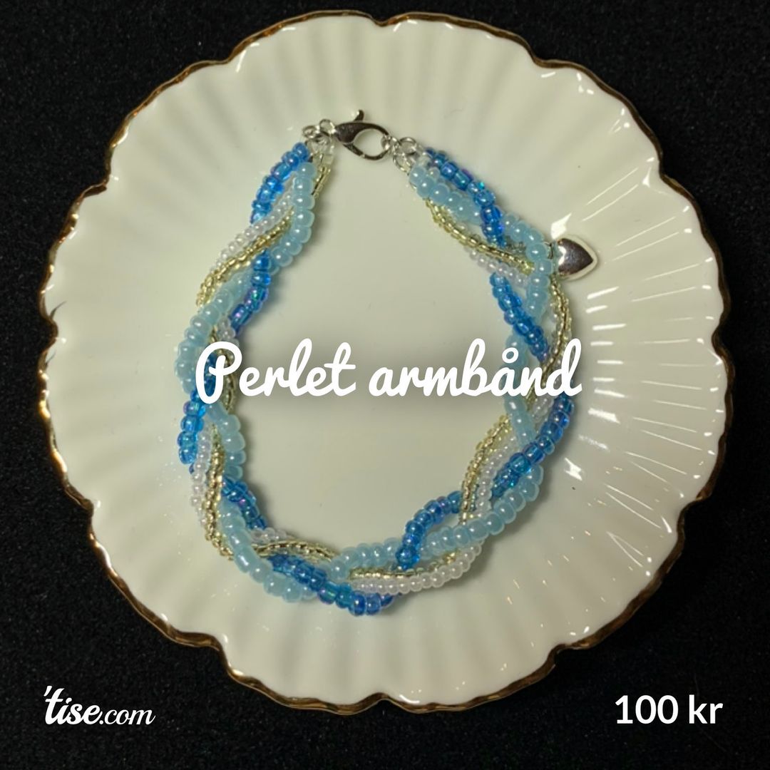 Perlet armbånd