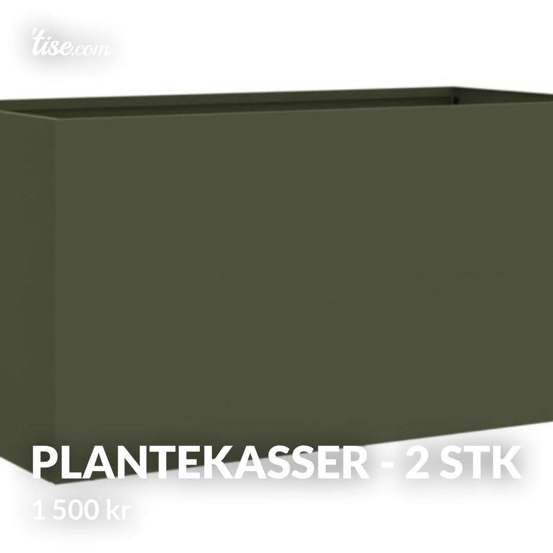 Plantekasser - 2 stk